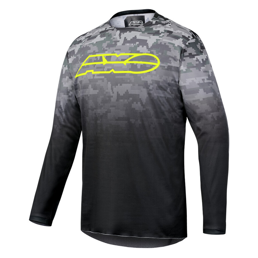 Digit jersey Nero/antracite - MX AXO Motorcycle Gear