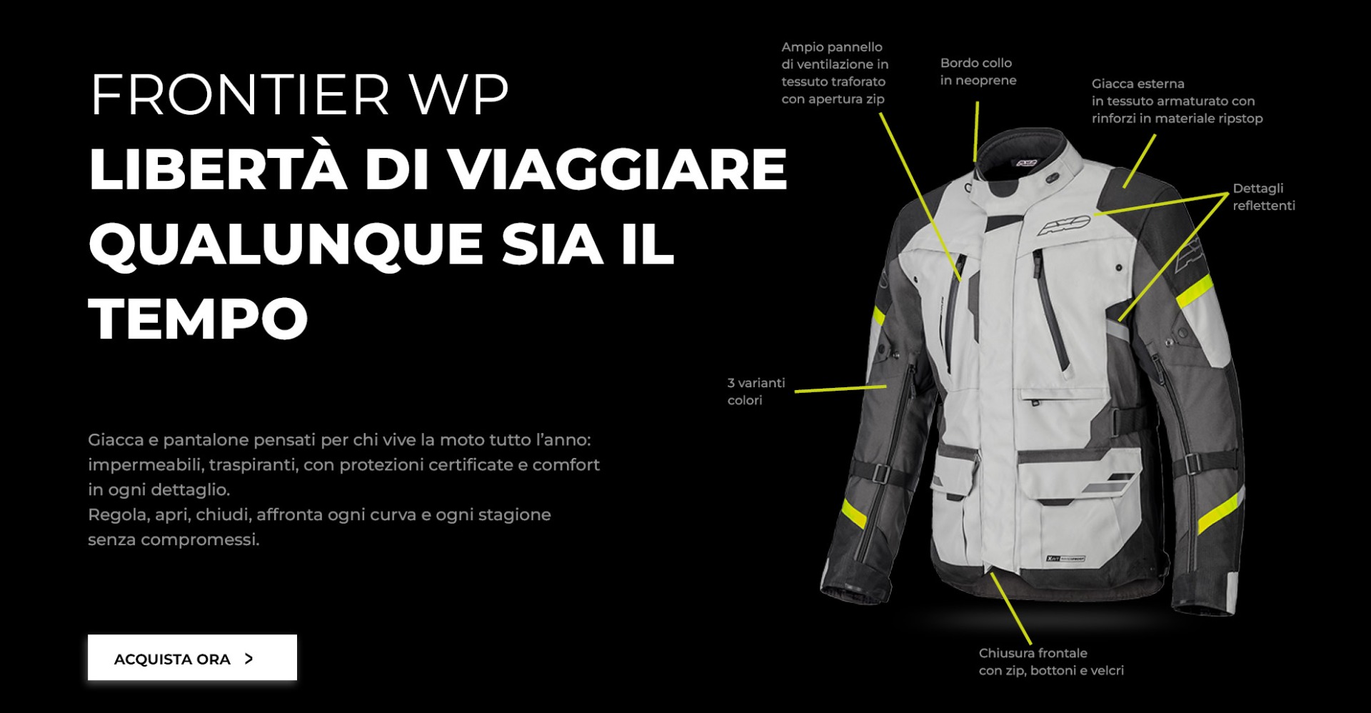 Scopri Frontier WP Giacca