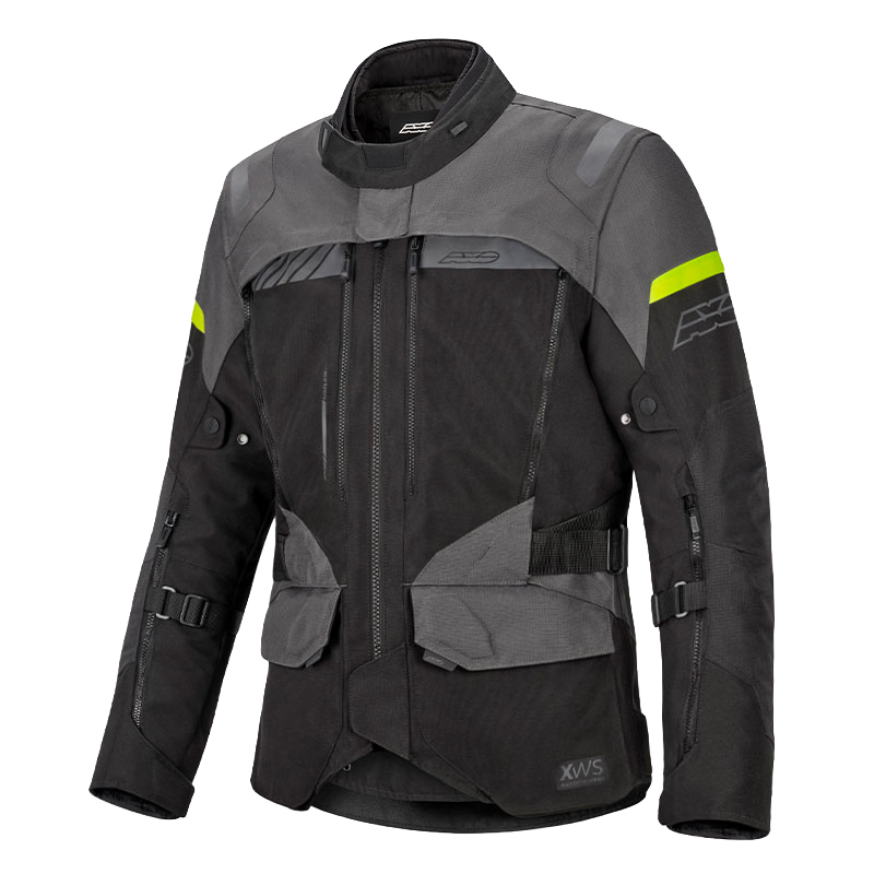 Huaska WP Jacket Uomo Black/Yellow Fluo